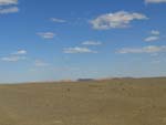 The Hammada and, in background, the dunes of Erg Chebbi