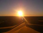 sunrise on the big dune