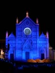 Firenze, Santa Croce and the show of Roberto Benigni reading Dante