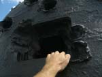 Shots on a bunker, Omaha beach