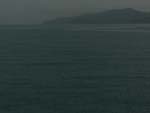 Rain on the sea, Tuscany