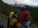 Mountain rescue training