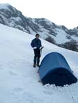 testing the tent
