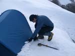 testing the tent