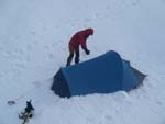 testing the tent