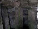 Carrowkeel: interior of a passage tomb