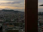 Climbing wall overlooking Barcelona