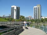 modern landscape in Barcelona