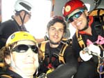 inside the helicopter