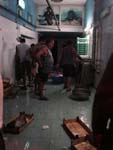 Lampedusa, the fish market on the night (arrival of fishermen)