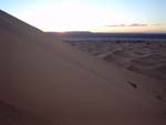 sunset on the dunes, erg chebbi