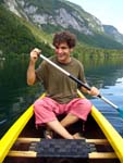 canoeing on Bohinjsko jezero