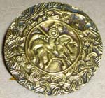Longobard coin with knight