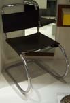 Tubular steel and leather chair, Mies Van der Rohe... 1927!