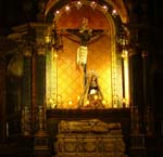 The cross of Lepanto battle, cathedral of Barcelona