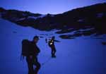 Reaching the top of Gran Paradiso (Alps), 4009 m.