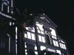 Naples; church in Piedigrotta by night