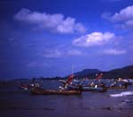 Boat of fishermen, Koh Samui, Thailand