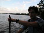 Me canoeing in the jungle, around Tortuguero, Costarica