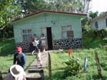 Coffee grower and his family, along the wonderful road between Monteverde and Puntarenas
