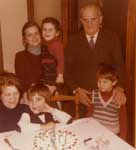 8 yo; my family and my friend Mauro