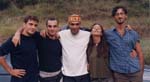 Geoide.it, pioneer web agency; from left, me, Gabriele, Stefano (Kigno), Gabriella, Marco (Gnagno)