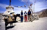 Sham Valley, Ladakh; pass & us