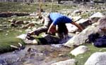 Ladakh; washing my head