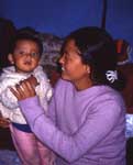 Ladakh; mother and her son