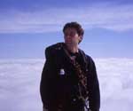 Valerio over the clouds (Monte Giovo, Northern Appennin)