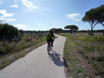 bikable street in Maremma park