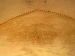 Sipoo church, labyrinth