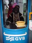 in the tram, Amsterdam