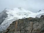 Tribolazione glacier and Bivacco Grappein